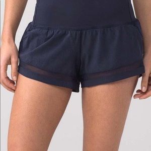 Lululemon Mesh Trim Running Shorts
